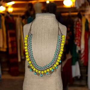 Vintage Noonday Statement Bib Necklace